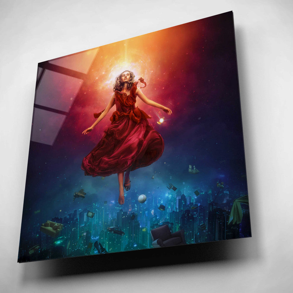 Epic Art 'Elevate' by Mario Sanchez Nevado, Acrylic Glass Wall Art, 12"x12"