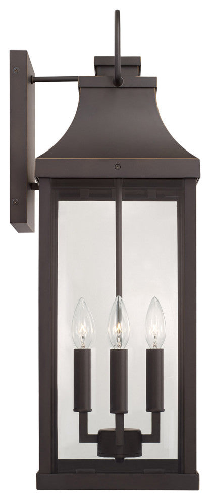 Capital Lighting 946441 Bradford 4 Light 27" Tall Outdoor Wall - Oiled Bronze