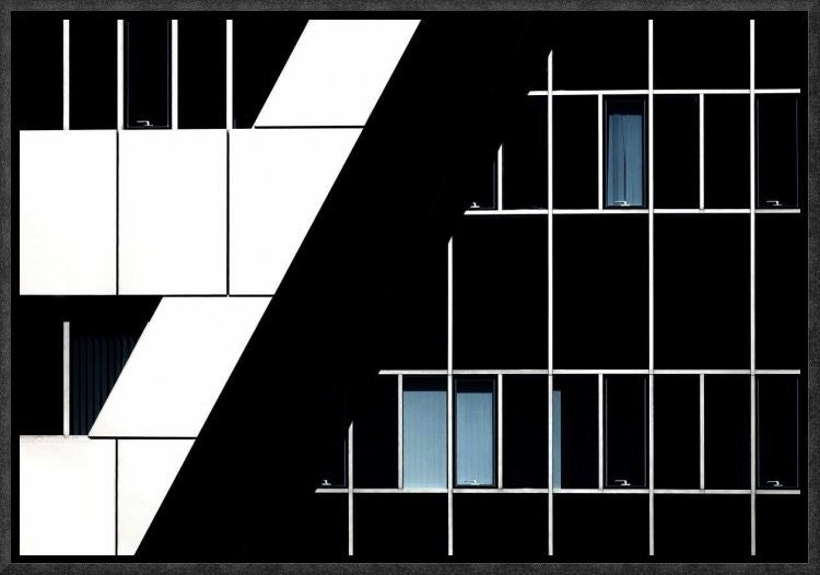 "The Handles" Framed Canvas Giclee by Jeroen Van De, 17x12"