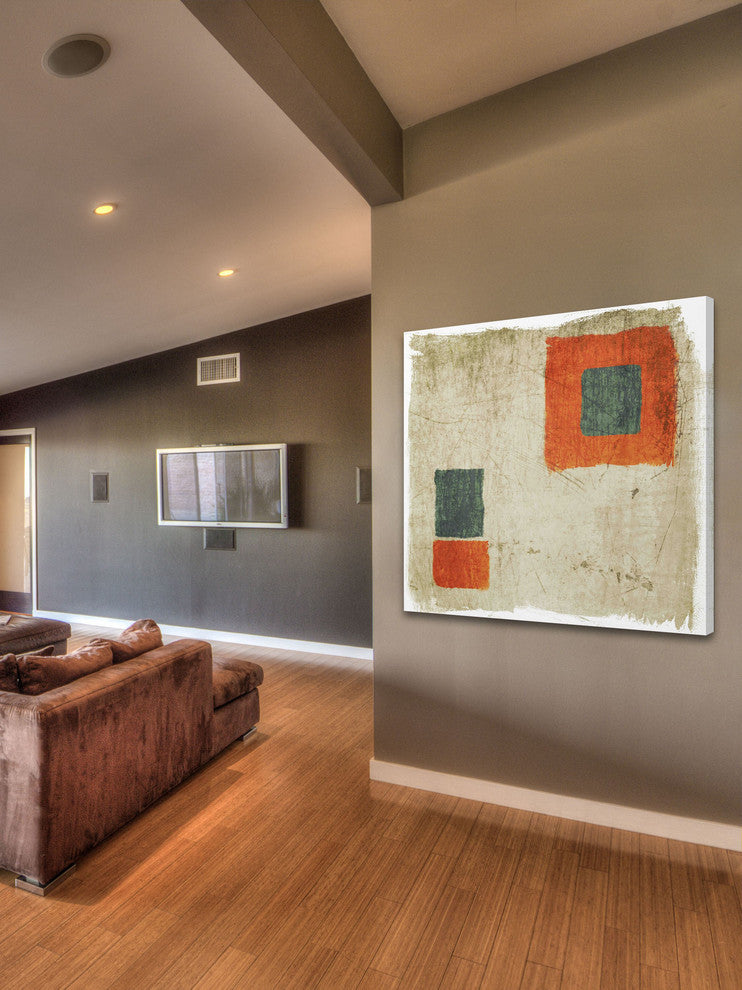 "Textured" Painting Print on Canvas by Irena Orlov