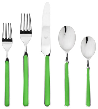Fantasia Flatware Set, Apple Green, 20 Pcs.