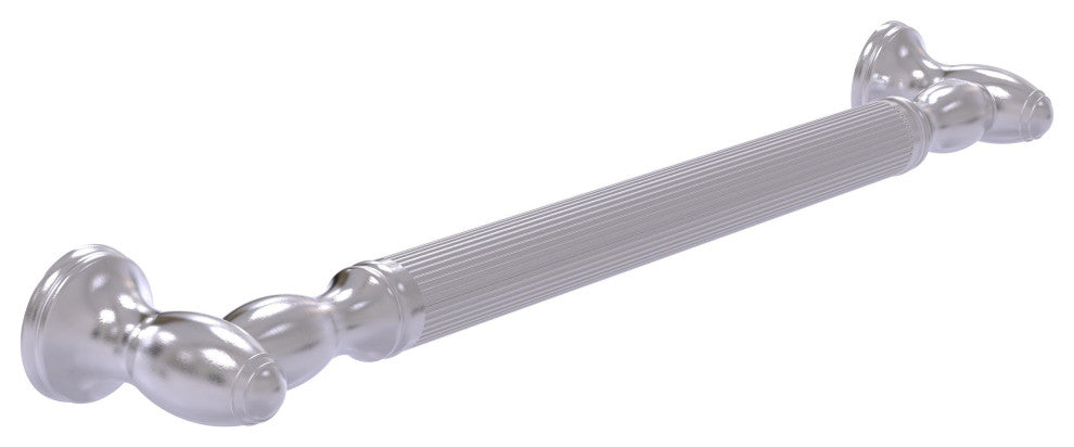 32" Grab Bar Reeded, Satin Chrome