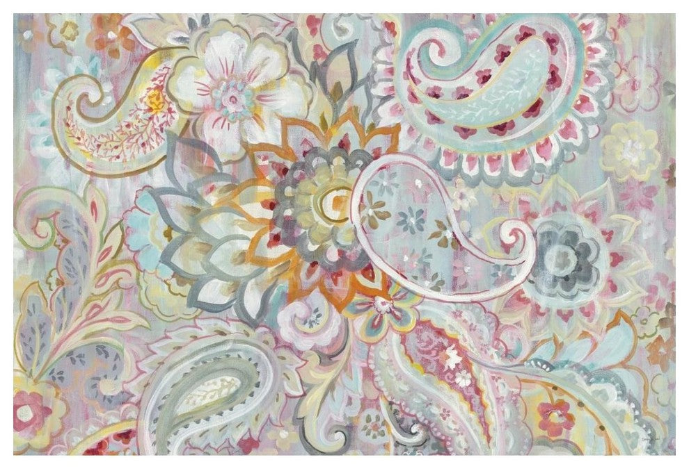 "Boho Japonais Crop" Digital Paper Print by Danhui Nai, 50"x34"