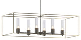 Portico Pendant, Natural Iron, Soft Gold Accent