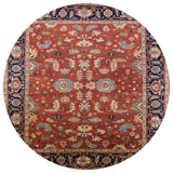 Ahgly Company Indoor Round Mid-Century Modern Area Rugs, 6' Round