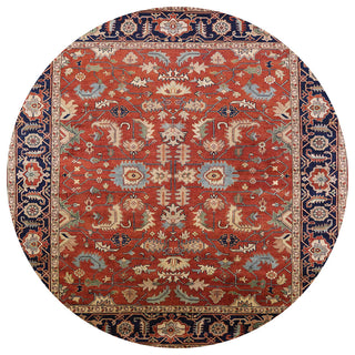 Ahgly Company Indoor Round Mid-Century Modern Area Rugs, 6' Round