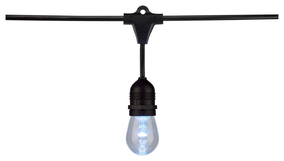 48Ft - LED String Light - 15-S14 lamps - 12 Volts - RGBW with Infrared Remote
