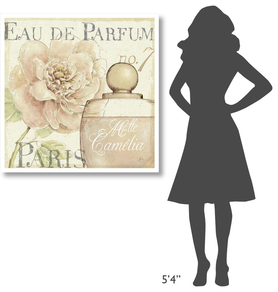 "Fleurs and Parfum II" Digital Paper Print by Daphne Brissonnet, 38"x38"
