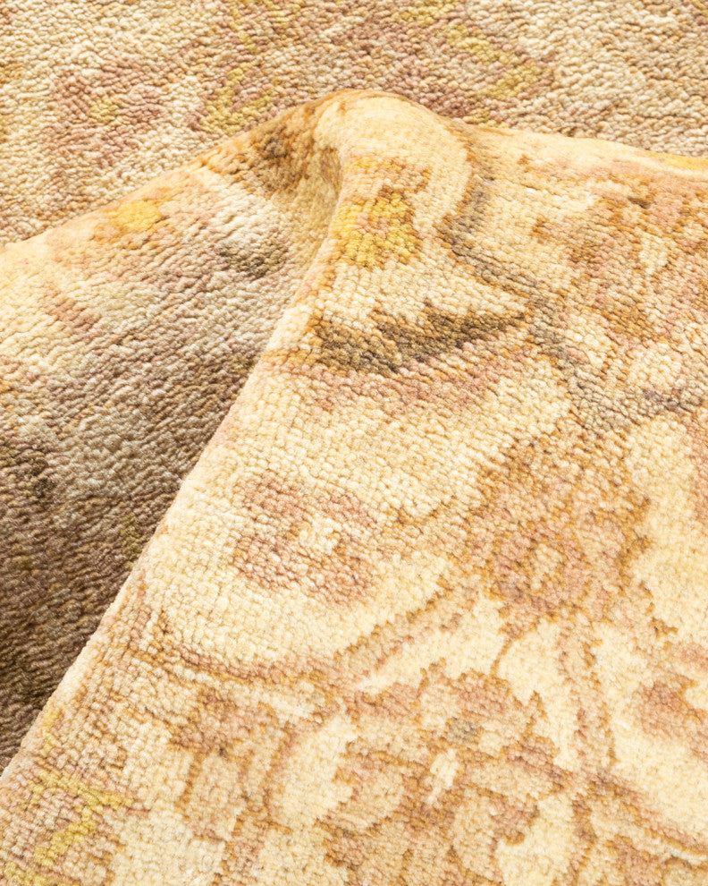 Pekanbaru One-of-a-Kind Hand-Knotted Area Rug Ivory, 3'3"x5'0"