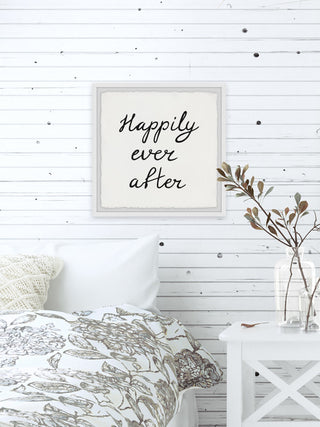 "Happily Ever After II" Framed Painting Print, 12x12