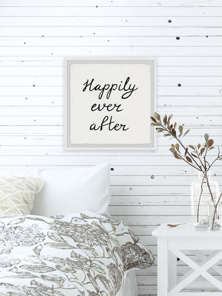 "Happily Ever After II" Framed Painting Print, 12x12