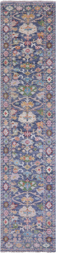 Runner Turkish Oushak Handmade Rug 2' 7" X 12' 3" - Q13453