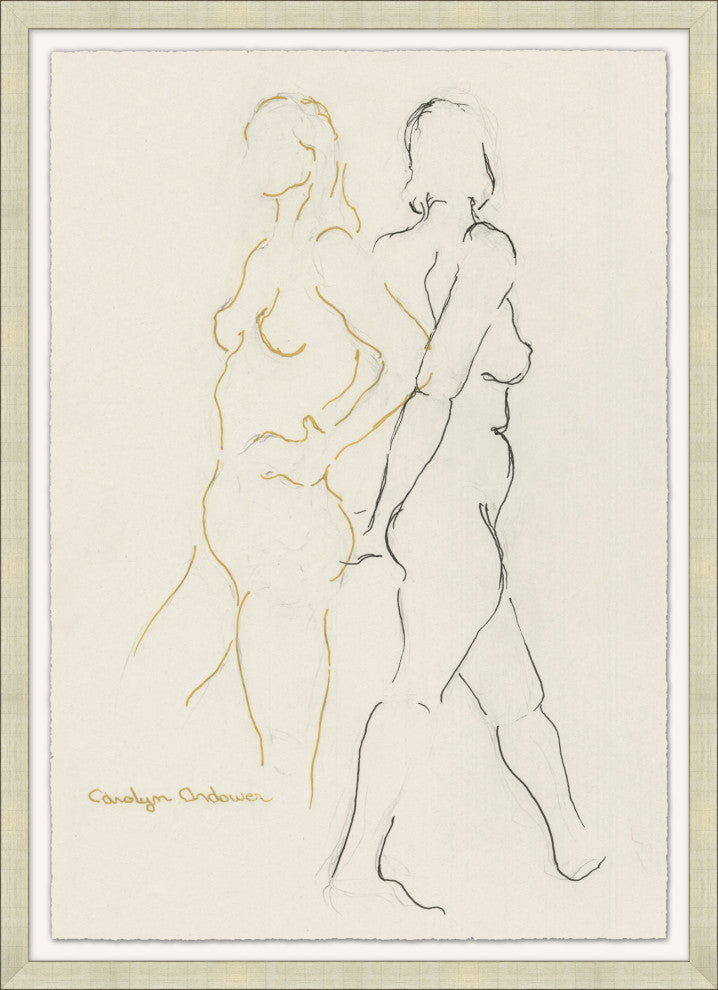 Gestural Figures 1, Giclee Reproduction Artwork