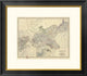 "Prussia, 1861" Framed Digital Print by Alexander Keith Johnston, 26x23"