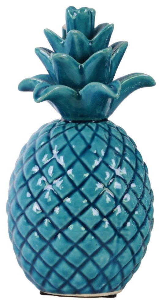 Ceramic Figurine, Coated Blue