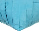 Blue Decorative Euro shams 26x26 Suede Fabric, Turquoise Blue No Limits No Lines