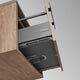 Carcastillo Bath Vanity, Oak With Sintered Stone Top, 30", With Mirror