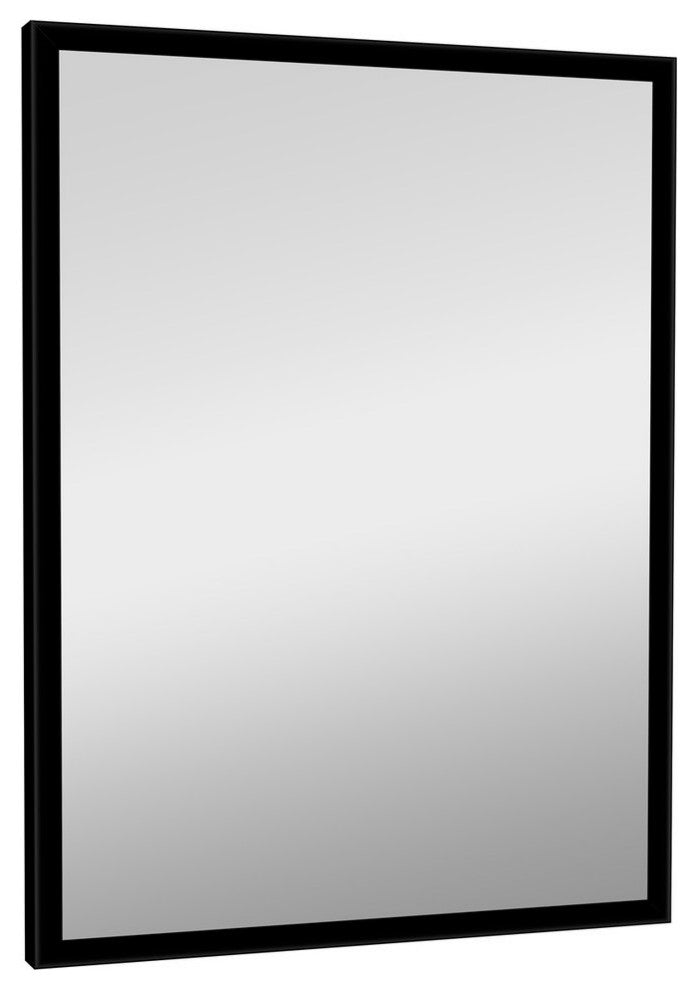 Woodbridge Lighting Reflections Back-Light LED Rectangular Mirror in Black