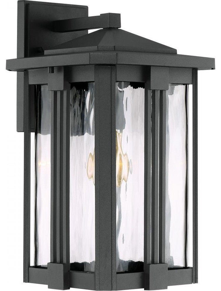 Quoizel EVG8409EK One Light Outdoor Wall Lantern Everglade Earth Black