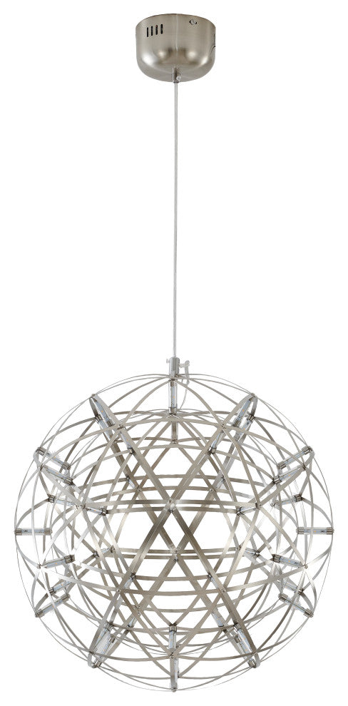 Star Light LED Light Fixture, Satin Nickel