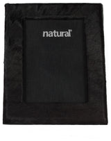 Durango Cowhide Picture Frame, 5"x7", Black