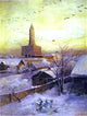 Alexei Kondratevich Savrasov The Sukharev Tower Gallery Wrapped Canvas Print