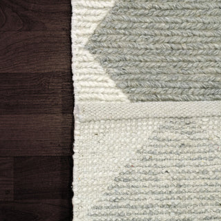 Dynamic Rugs Ava Wool Handmade Area Rug, Ivory Gray, 8'x10'