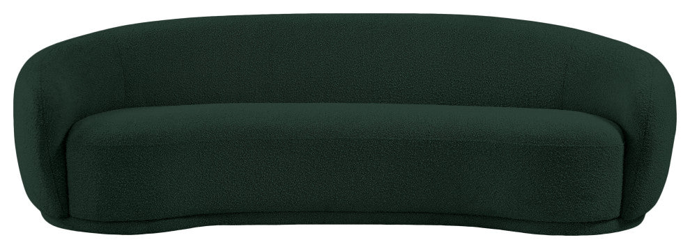 Hyde Boucle Fabric Upholstered, Green, Sofa