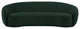 Hyde Boucle Fabric Upholstered, Green, Sofa