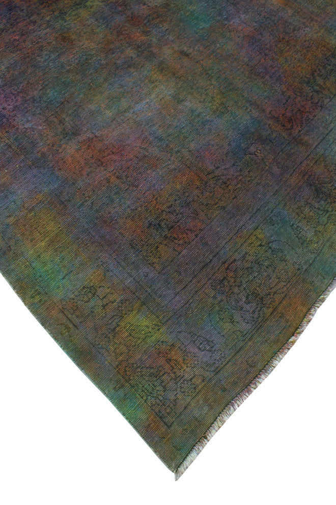 Vintage Distressed Kimora Purple/Pink Rug, 6'4x9'9
