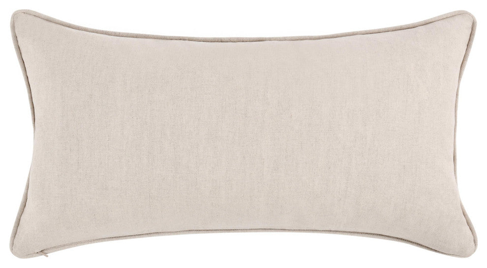 Siena 14"x26"Cotton Linen Blend Throw Pillow