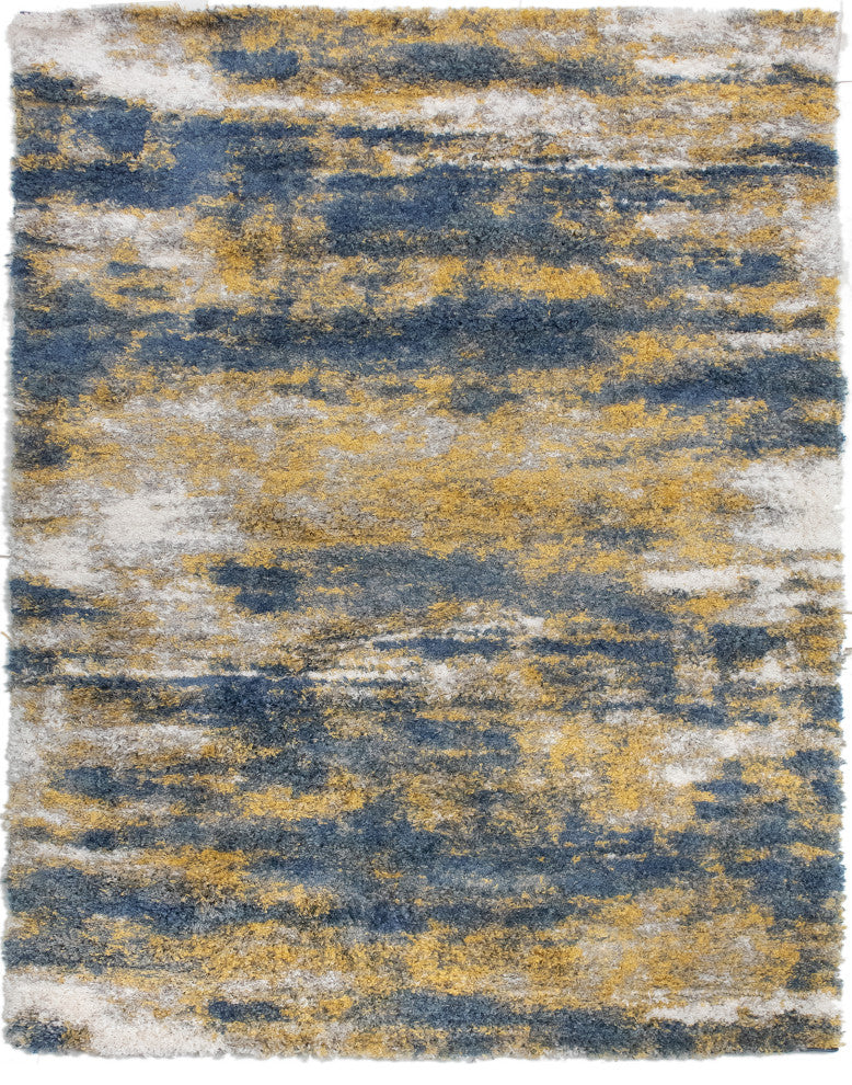 Noori Rug Shag Madison Blue/Gold Rug