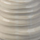 Medium Marine Vase, Pearl Cream Ceramic
