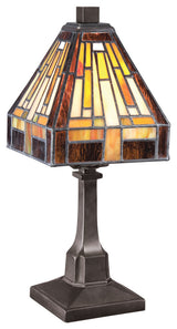 Quoizel TF1018TVB One Light Table Lamp, Vintage Bronze Finish