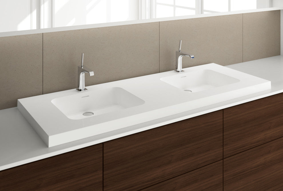 Deco Collection Lav Sink 60", WETMAR BiO, Matte White
