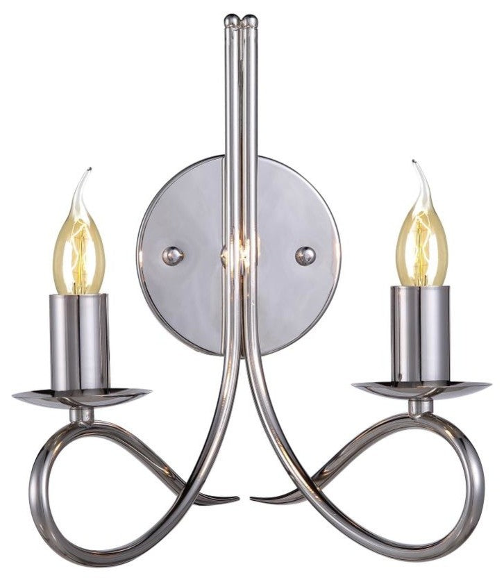 1452 Lyndon Collection Wall Lamp, Polished Nickel