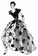 "Fifties Fashion II" Digital Paper Print by Anne Tavoletti, 27"x42"