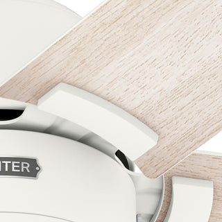 Erling Ceiling Fan, LED Light Kit and Pull Chain, Matte White, 52"