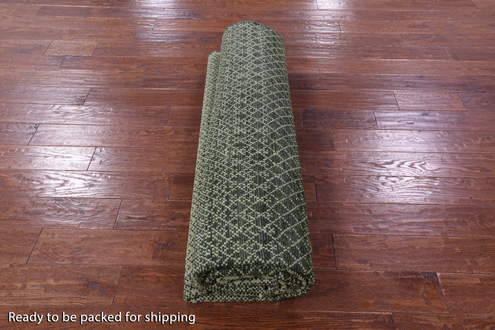 Savannah Grass Handmade Wool Rug 8' 0" X 9' 11" - Q13213