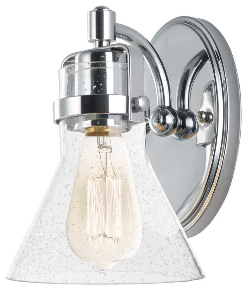 Maxim 26111/BUL Seafarer 9" Tall LED Wall Sconce - Polished Chrome