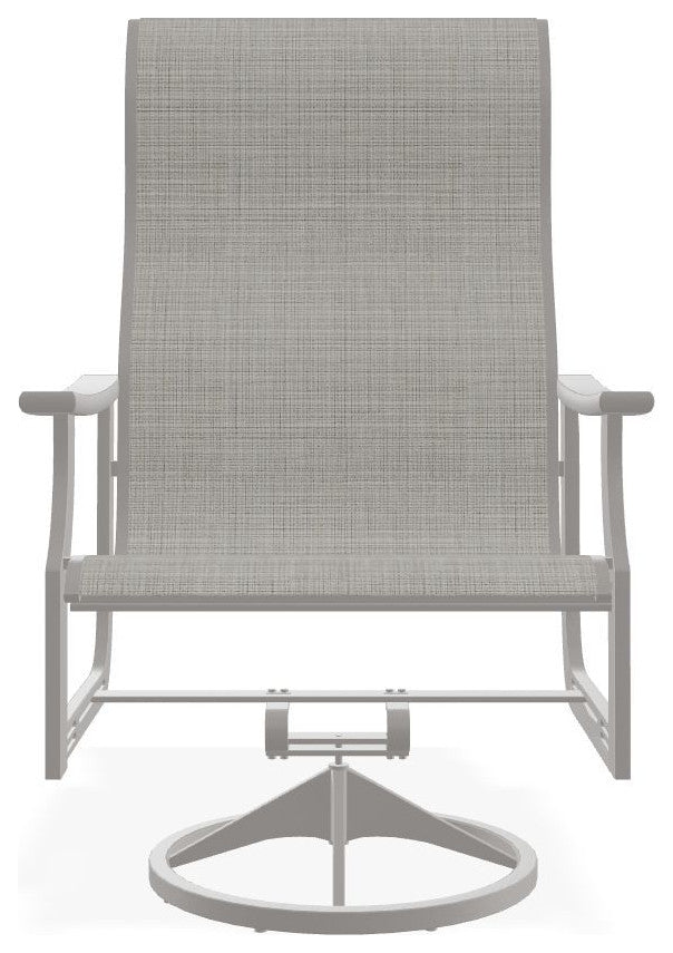 St. Catherine Sling Outdoor Supreme Swivel Rocker, Deacon/Warm Gray