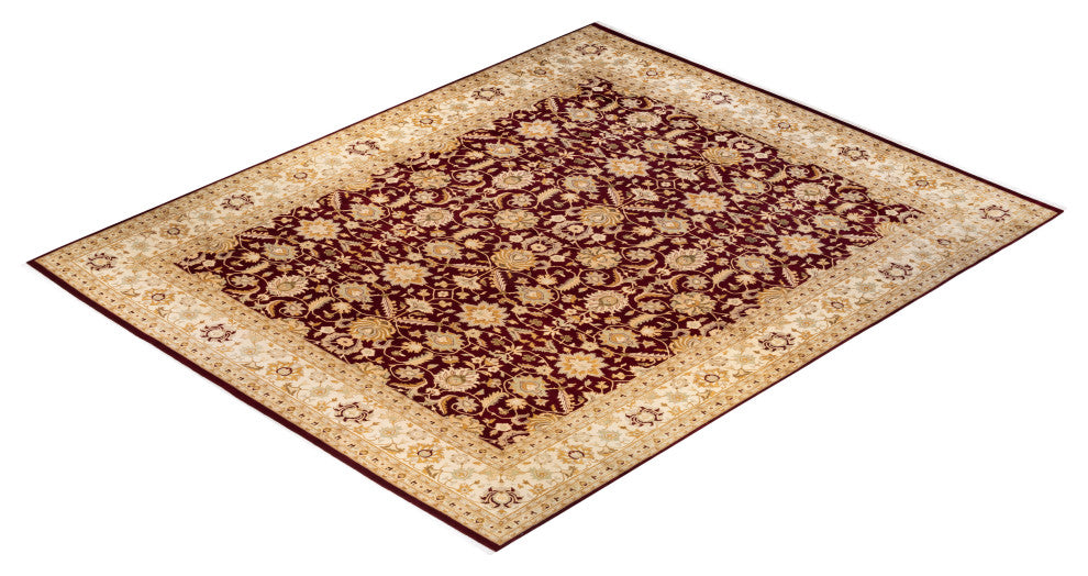 Mogul, One-of-a-Kind Hand-Knotted Area Rug  - Red , 12' 2" x 15' 3"