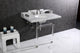 Kingston Brass LMS3630MA6 36" Carrara Marble Console Sink, Acrylic Legs