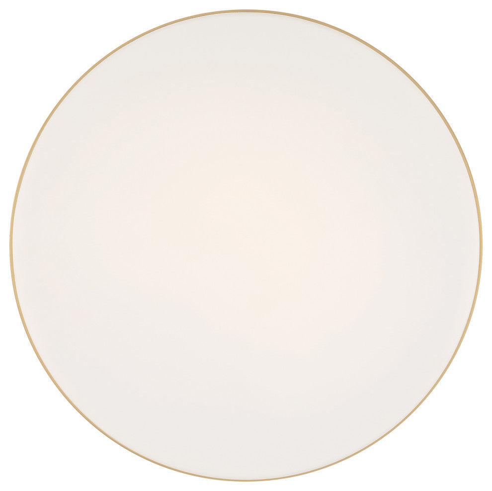 Access Lighting 20825LEDD/OPL Roma 11"W LED Flush Mount Drum - Antique Brushed