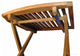 Teak Salisbury, Foot Stool End Table