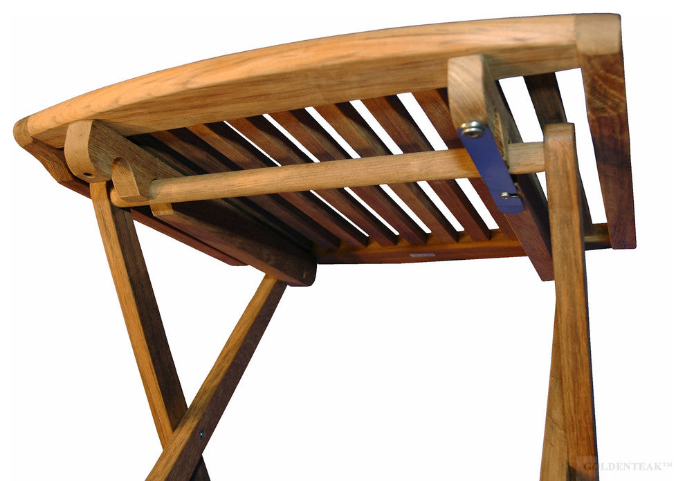 Teak Salisbury, Foot Stool End Table