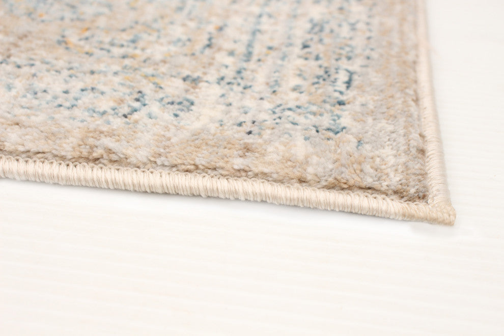 eCarpetGallery Runner Rug, Beige, Grey, 2'8" x 10'2"