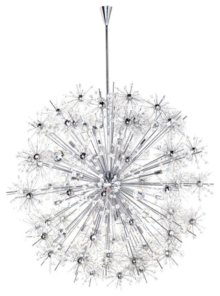 Maxim 39747 Starfire 44"W 40 Light Chandelier - Polished Chrome