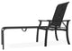 St. Catherine Sling 4-Position Outdoor Chaise Lounge, Augustine Shadow/Black
