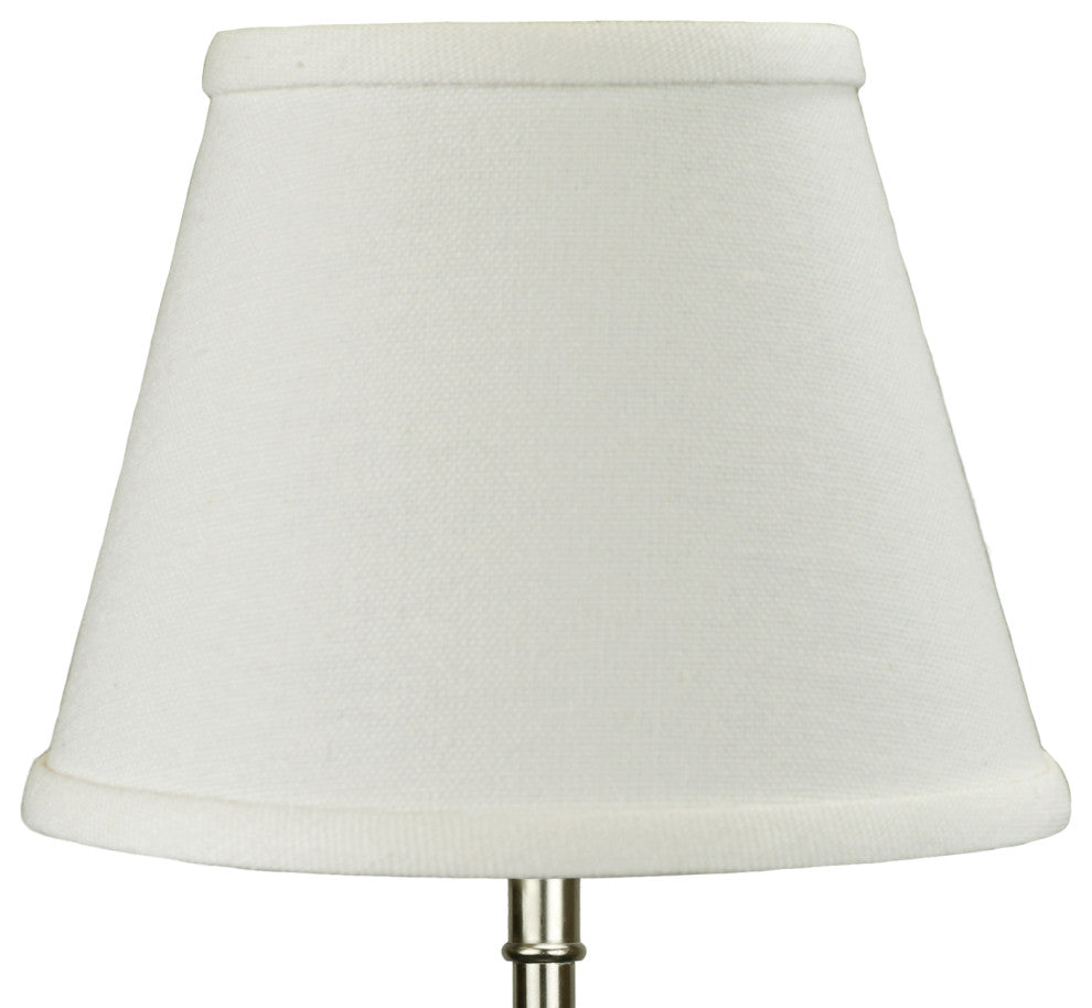 Fenchel Shades 3"x5"x4" Empire Lamp Shade, Linen Cream